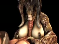 Alien animal xxx creatures sucking huge cocks